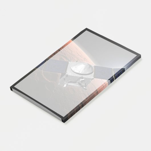 Mars Atmosphäre und Volatile Evolution Mission. Post-it Klebezettel (angewinkelt)