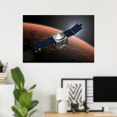 Mars Atmosphäre und Volatile Evolution Mission. Poster (Heimbüro)