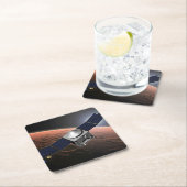 Mars Atmosphäre und Volatile Evolution Mission. Rechteckiger Pappuntersetzer (Vor Ort)