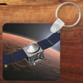 Mars Atmosphäre und Volatile Evolution Mission. Schlüsselanhänger (Rückseite)