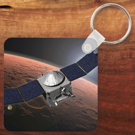 Mars Atmosphäre und Volatile Evolution Mission. Schlüsselanhänger (Rückseite)