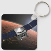 Mars Atmosphäre und Volatile Evolution Mission. Schlüsselanhänger (Rückseite)