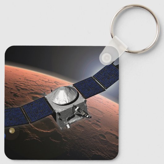 Mars Atmosphäre und Volatile Evolution Mission. Schlüsselanhänger (Rückseite)