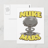 Mars atomisieren postkarte (Vorne/Hinten)