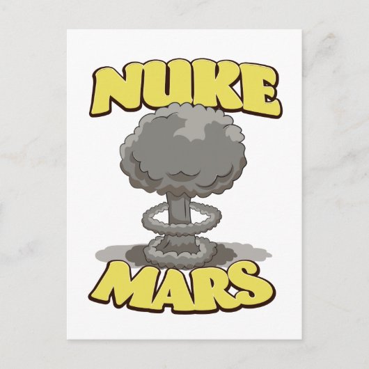 Mars atomisieren postkarte (Vorderseite)