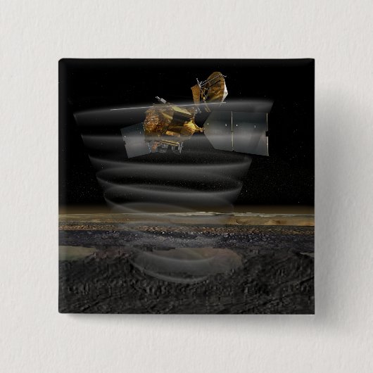 Mars Aufklärungsradar Orbiters Radar bei der Arbei Button (Vorderseite)