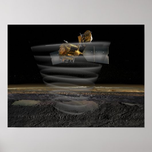Mars Aufklärungsradar Orbiters Radar bei der Arbei Poster (Vorne)