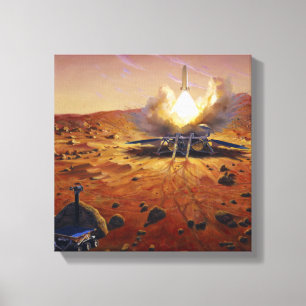 Mars-Aufstiegsfahrzeug Leinwanddruck