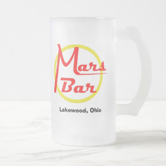 Mars-Bar-Glas-Tasse Mattglas Bierglas