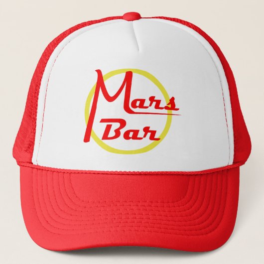 Mars-Bar-Hut Truckerkappe (Vorderseite)