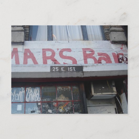 MARS BAR POSTKARTE (Vorderseite)