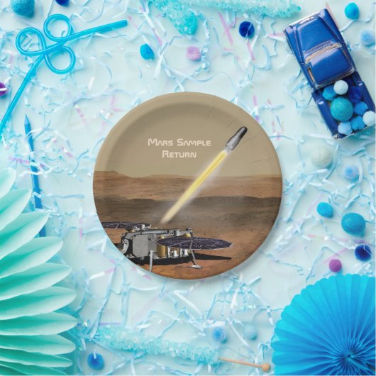 Mars Beispiel für Rückführungsopapier Pappteller (Party)