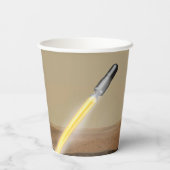 Mars - Beispielrückführungsmission Pappbecher (Rückseite)