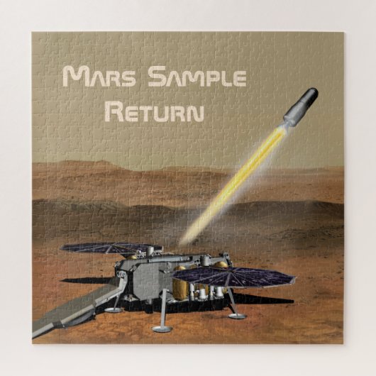 Mars - Beispielrückführungsmission Puzzle (Vertikal)