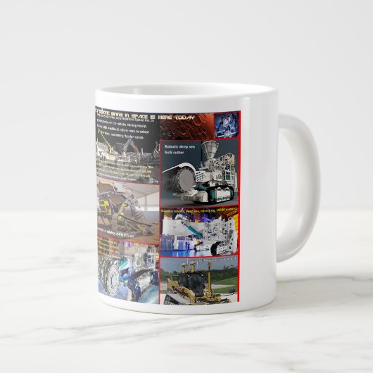 Mars Bergbaumaschinen Jumbo-Tasse (Vorderseite Rechts)