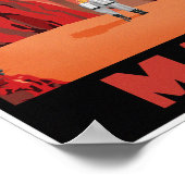 Mars besuchen poster (Ecke)