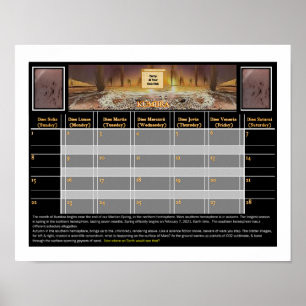 Mars Camping verboten Poster