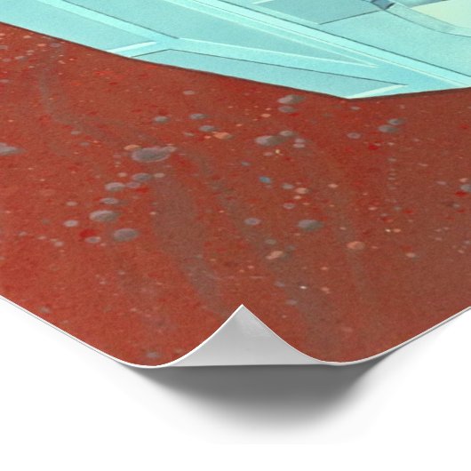 Mars Colony Poster (Ecke)