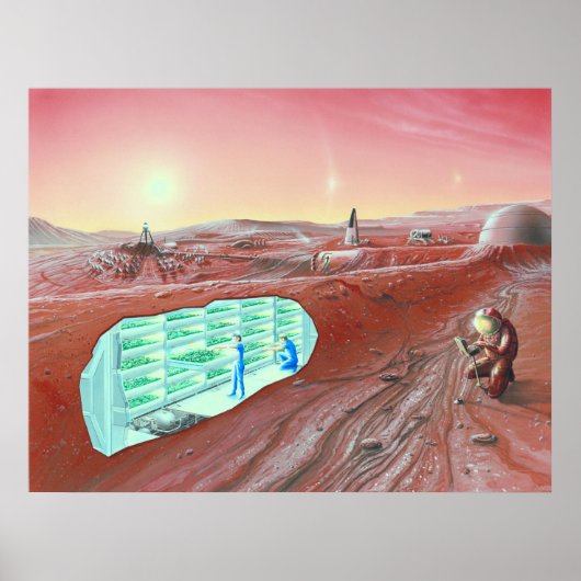 Mars Colony Poster (Vorne)