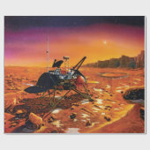 Mars der NASA Polar Lander Artist Concept Artwork Geschenkpapier (Flach)