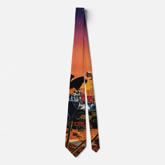 Mars der NASA Polar Lander Artist Concept Artwork Krawatte (Vorderseite)