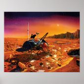Mars der NASA Polar Lander Artist Concept Artwork Poster (Vorne)