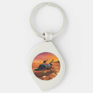 Mars der NASA Polar Lander Artist Concept Artwork Schlüsselanhänger