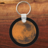 Mars der Rote Planet im Weltraum Schlüsselanhänger (Vorderseite)