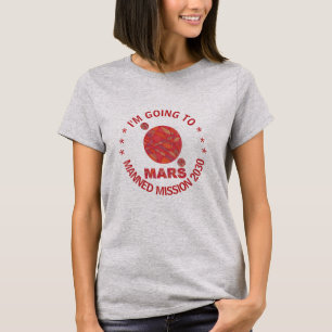 Mars Der Spaß am Sonnensystem des Red Planet Space T-Shirt