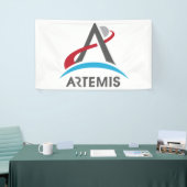 Mars des NASA Artemis-Programms 2024 Astronaut Banner (Messeveranstaltung)