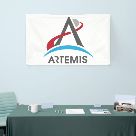 Mars des NASA Artemis-Programms 2024 Astronaut Banner (Messeveranstaltung)