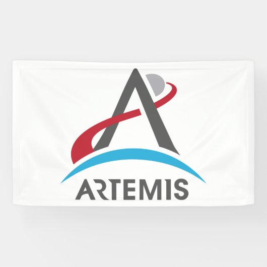 Mars des NASA Artemis-Programms 2024 Astronaut Banner (Horizontal)