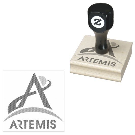 Mars des NASA Artemis-Programms 2024 Astronaut Gummistempel (Stempel)