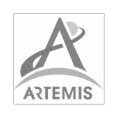 Mars des NASA Artemis-Programms 2024 Astronaut Gummistempel (Prägung)