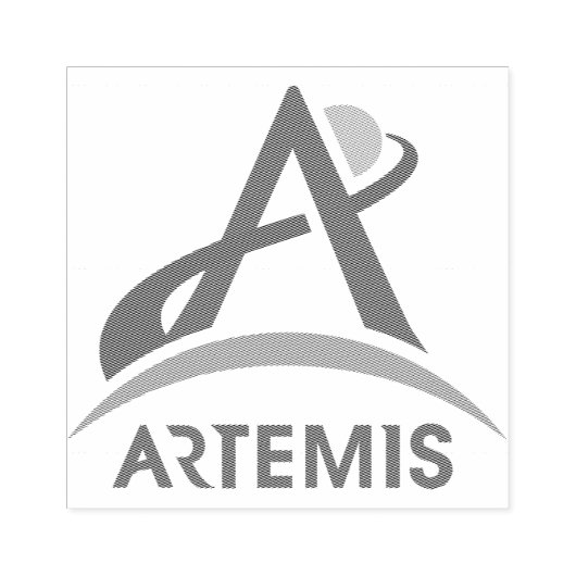 Mars des NASA Artemis-Programms 2024 Astronaut Gummistempel (Prägung)