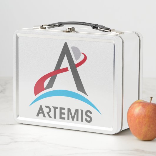 Mars des NASA Artemis-Programms 2024 Astronaut Metall Brotdose (Beispiel)