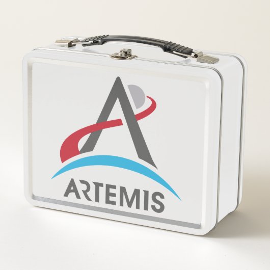 Mars des NASA Artemis-Programms 2024 Astronaut Metall Brotdose (Vorderseite)