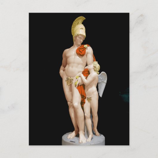 MARS, DIE MIT CUPID 1825 John Gibson WIEDER EINGES Postkarte (Vorderseite)