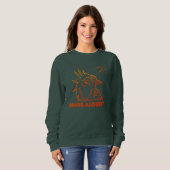 Mars Dunkelgrüner Sweatshirt (Vorne ganz)