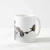 Mars durchhalten sich auf weißem Hintergrund. Kaffeetasse (VorderseiteRechts)