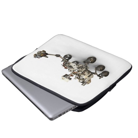 Mars durchhalten sich auf weißem Hintergrund. Laptopschutzhülle (Vorne Knopf)