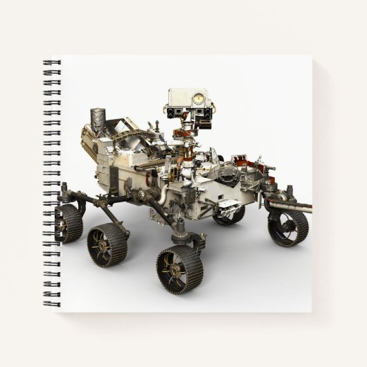 Mars durchhalten sich auf weißem Hintergrund. Notizblock (Vorderseite)