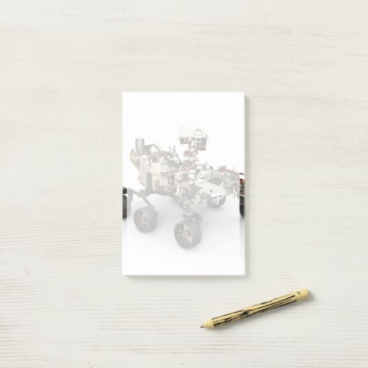 Mars durchhalten sich auf weißem Hintergrund. Post-it Klebezettel (Auf Schreibtisch)