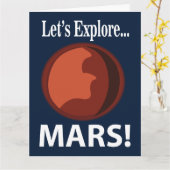 Mars entdecken Mars Karte (Gelbe Blume)