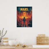 Mars: Entdecken Sie den Roten Planeten Poster (Küche)