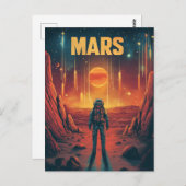 Mars: Entdecken Sie den Roten Planeten Postkarte (Vorne/Hinten)