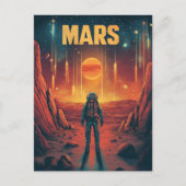 Mars: Entdecken Sie den Roten Planeten Postkarte (Vorderseite)