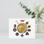 Mars Erkundung um 50! Postkarte (Stehend Vorderseite)