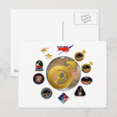 Mars Erkundung um 50! Postkarte (Vorne/Hinten)