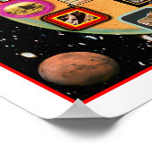Mars Faces Poster (Ecke)